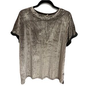 Wishlist Metallic Oversized Top Size S/M